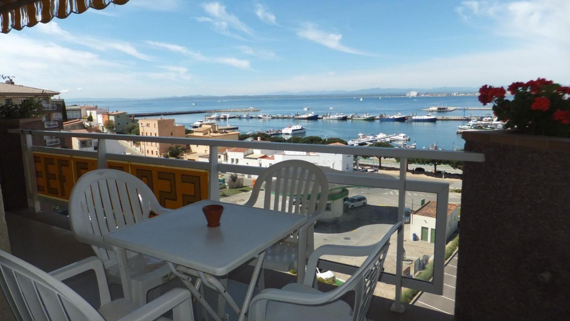 Roc Mar 2 5C - Apartamento Cerca Del Centro Y De La Playa - Terraza Con Vistas Al Mar Y Al Puerto Apartment Roses Exterior photo